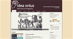 Desktop Screenshot of ideaonlusforafrica.org